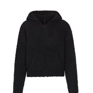 Skims Cozy Knit Zip Up Hoodie